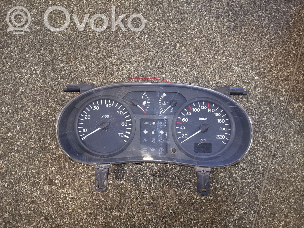 Renault Clio II Speedometer (instrument cluster) 