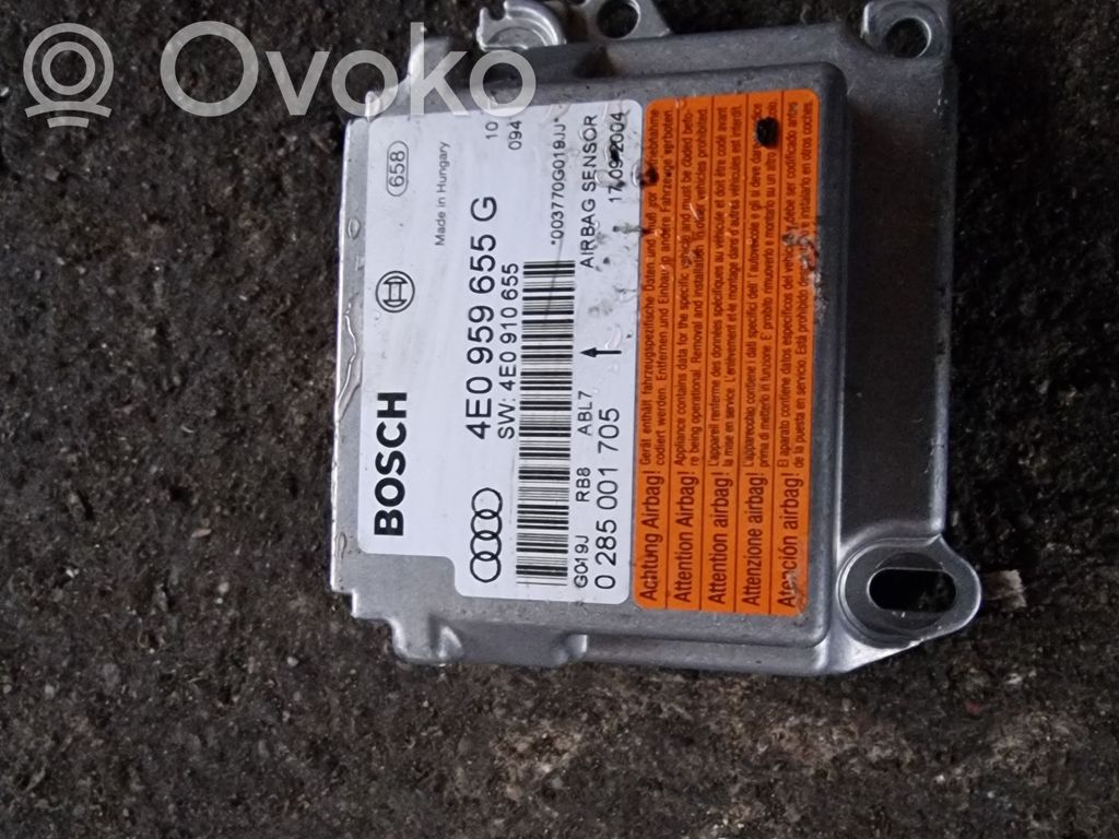 Audi A8 S8 D3 4E Airbag control unit/module 