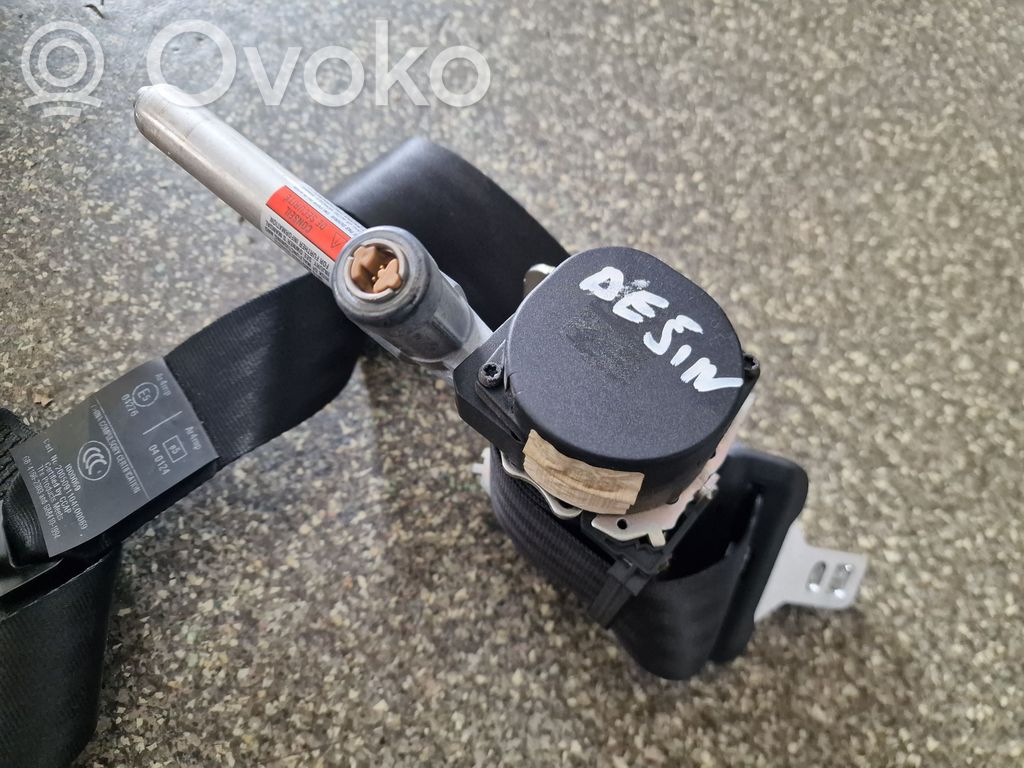 Volvo S80 Cinturón trasero 