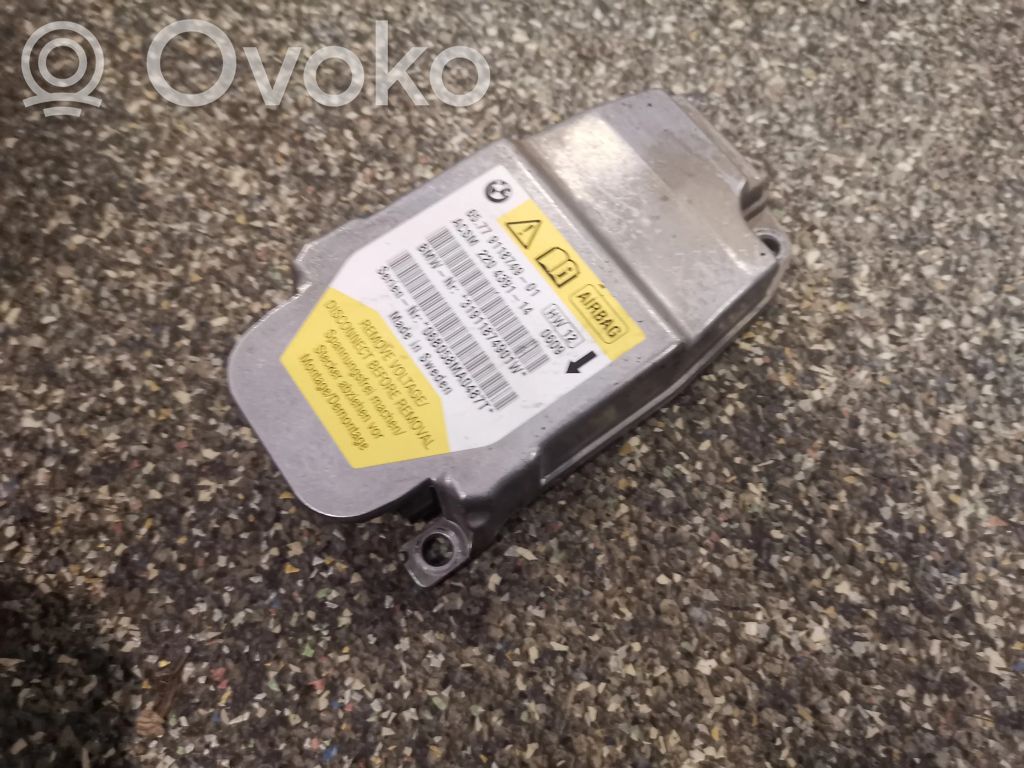 BMW 5 E60 E61 Turvatyynyn ohjainlaite/moduuli 
