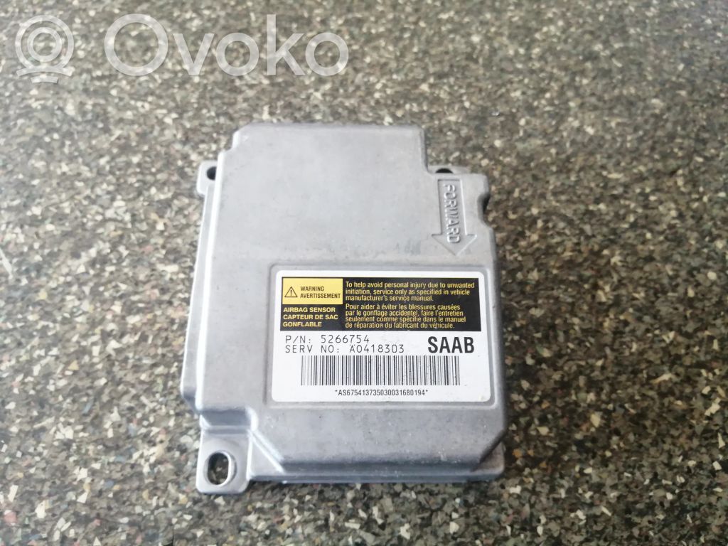 Saab 9-5 Airbag control unit/module 