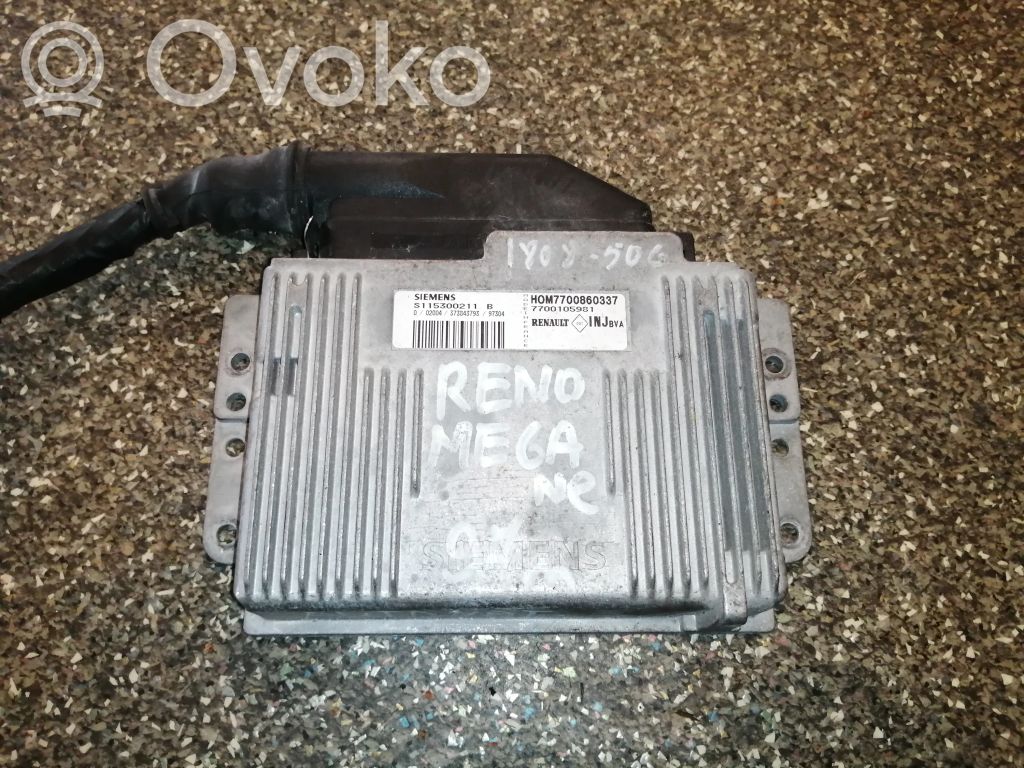 Renault Megane I Engine control unit/module 