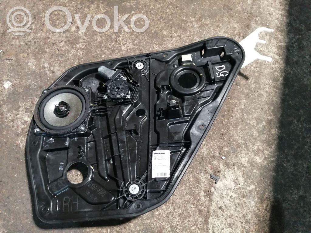 Hyundai Sonata LF Mécanisme lève-vitre de porte arrière avec moteur 