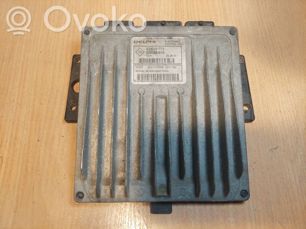 Engine control unit/module ECU   8200331773,R0410C054B,8200303616,DDCR
