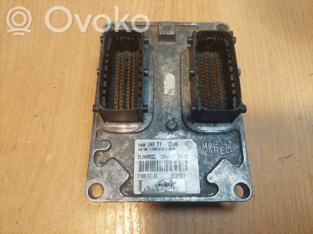 Engine control unit/module ECU   IAW5NFT1,HW102,55181521