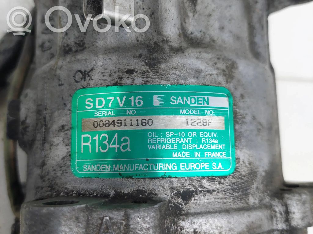 Peugeot 807 Air conditioning (A/C) compressor (pump) 