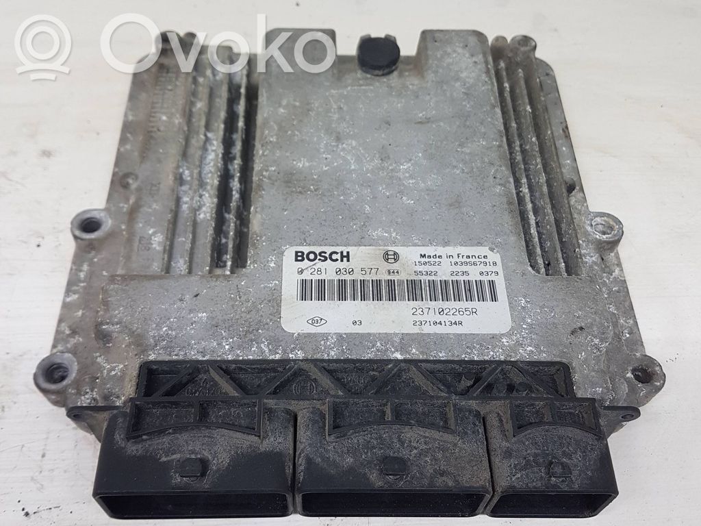 Engine control unit/module   0281030577,237104134R,237102265R