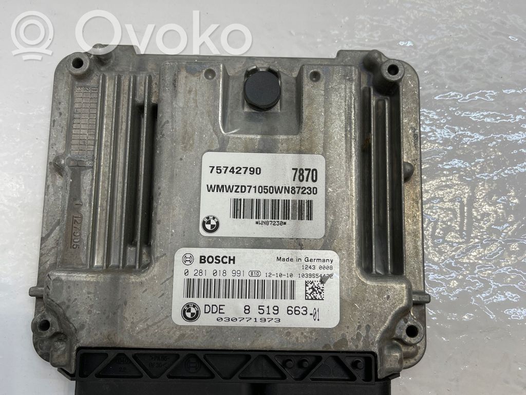 Mini One - Cooper Coupe R56 Engine control unit/module 