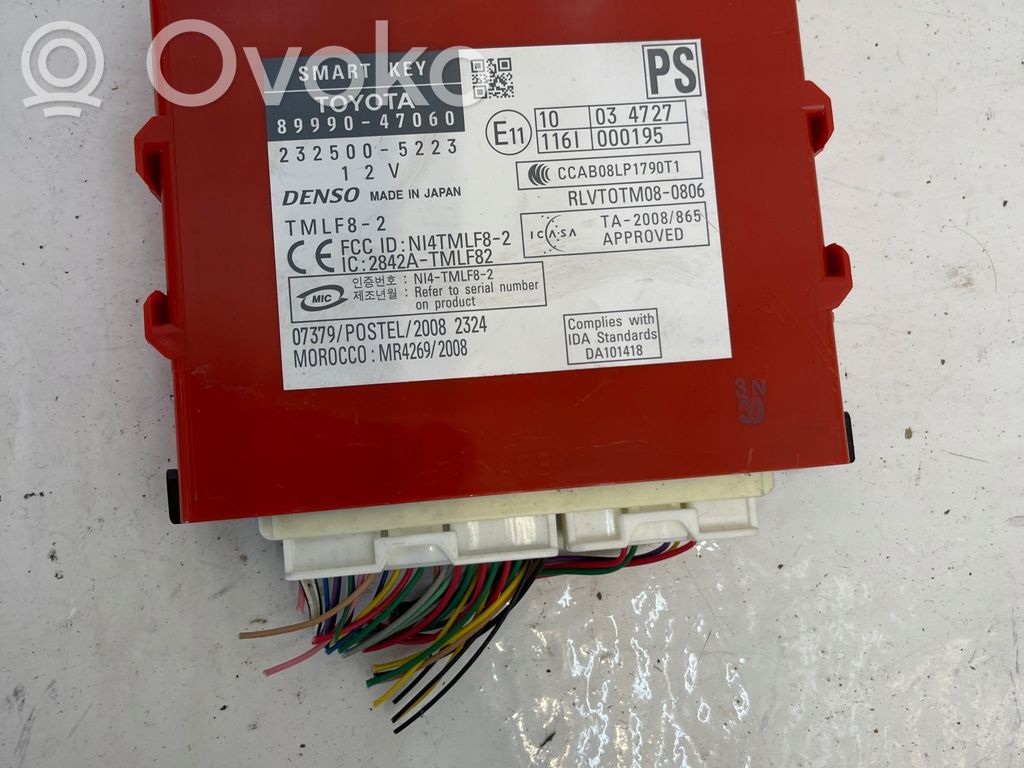 Toyota Prius (XW20) Keyless go vadības bloks 