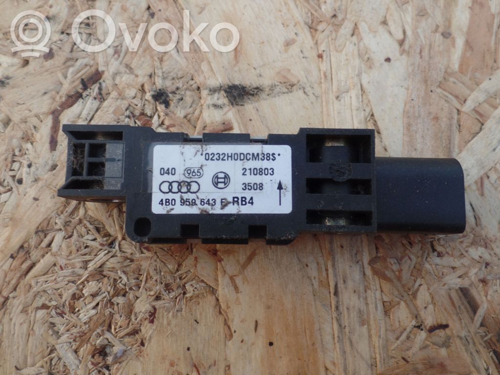 Audi A6 S6 C5 4B Airbagsensor Crashsensor Drucksensor 