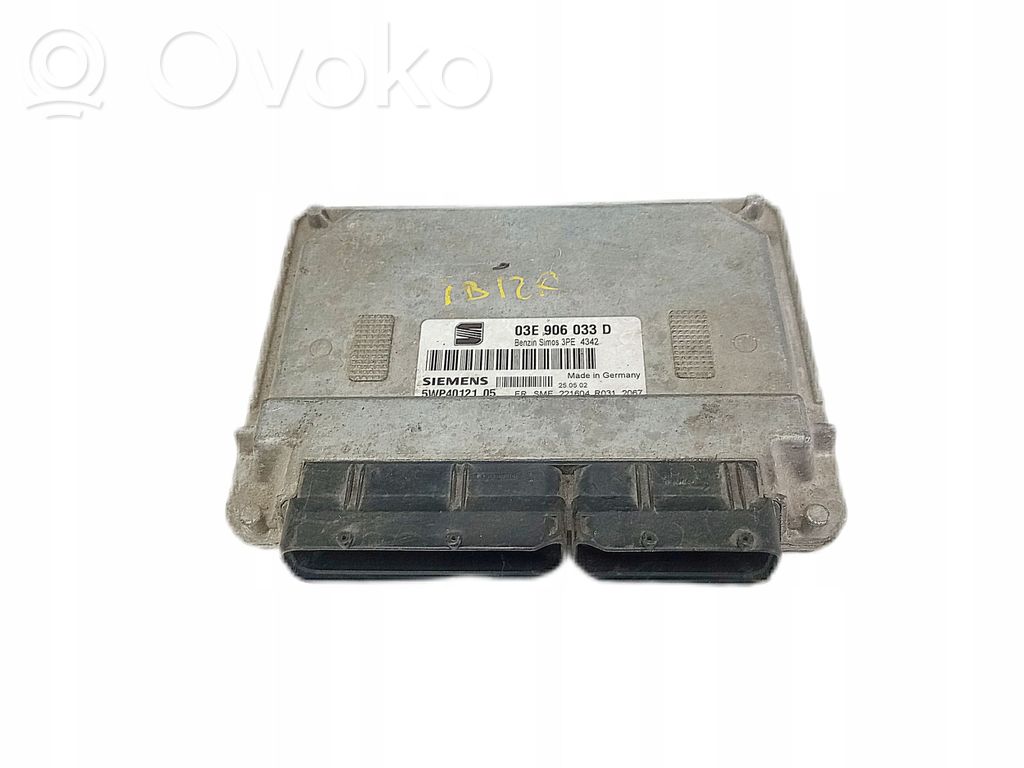Engine control unit/module   03E906033D,5WP4019205