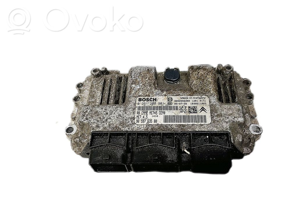Peugeot 206+ Engine control unit/module 