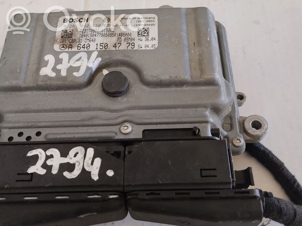 Mercedes-Benz A W169 Engine control unit/module 