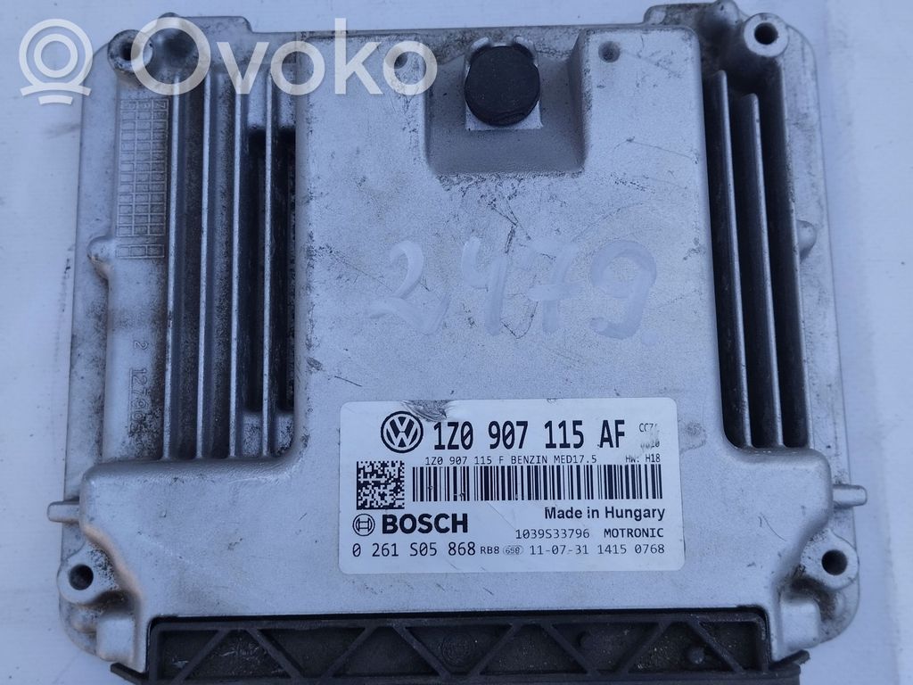 Skoda Superb B6 (3T) Engine control unit/module 