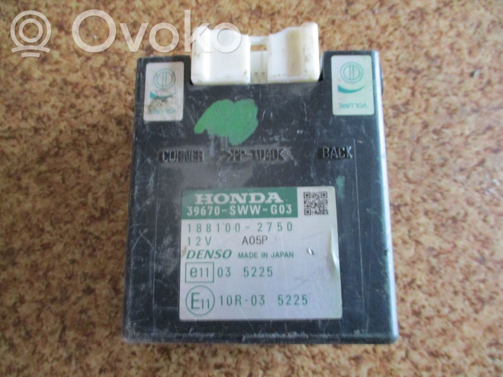 Honda CR-V Sterownik / Moduł parkowania PDC 