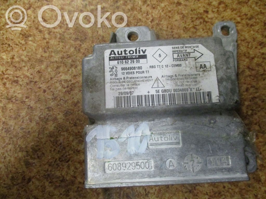 Peugeot 308 Airbag control unit/module 