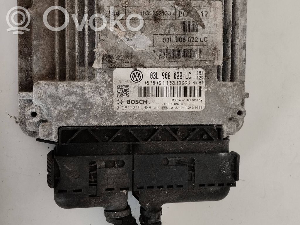 Volkswagen Scirocco Engine control unit/module 