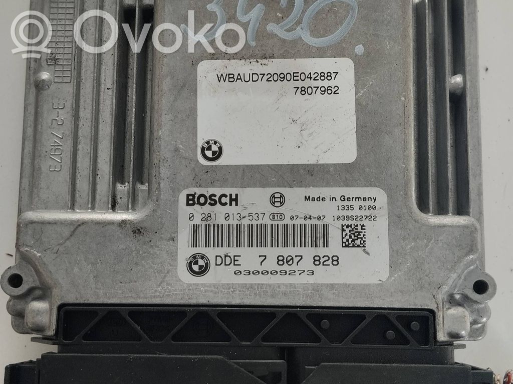 BMW 1 E81 E87 Engine control unit/module 