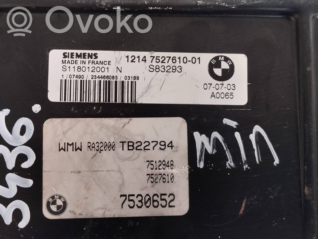 Mini One - Cooper R50 - 53 Engine control unit/module 
