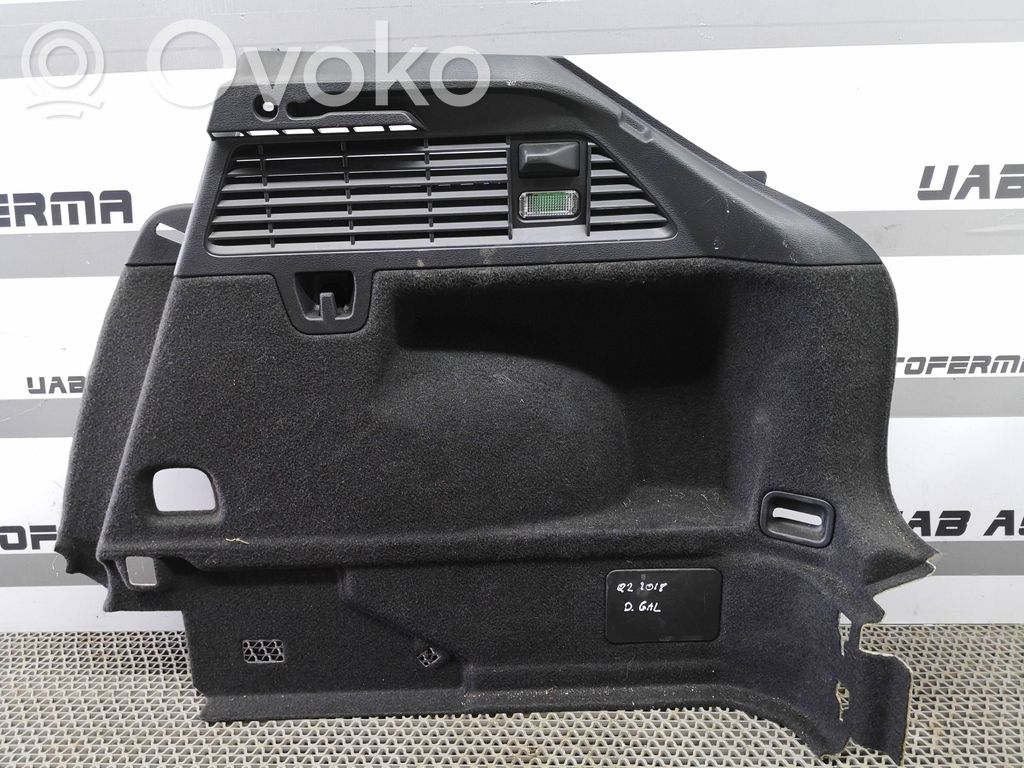 Trunk/boot side trim panel   81A863880
