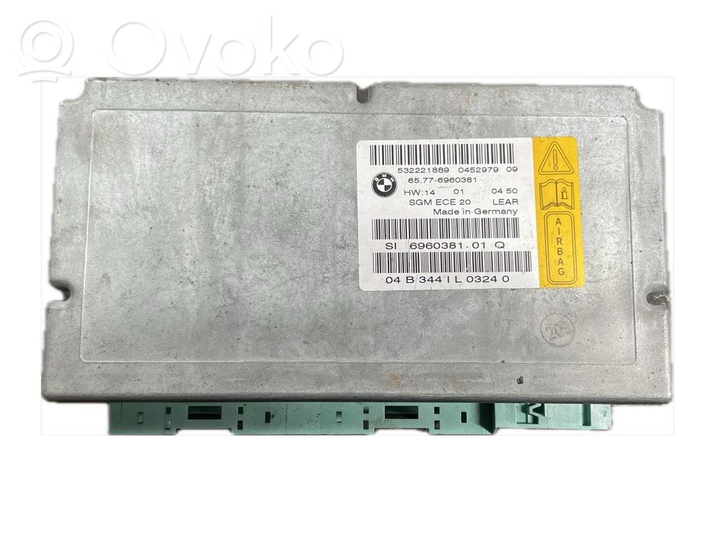 BMW 5 E60 E61 Airbag control unit/module 