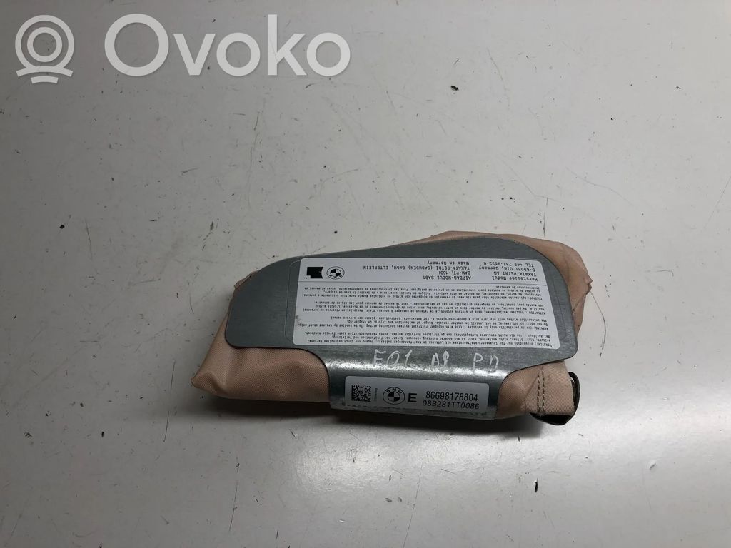 BMW 7 F01 F02 F03 F04 Poduszka powietrzna Airbag fotela 