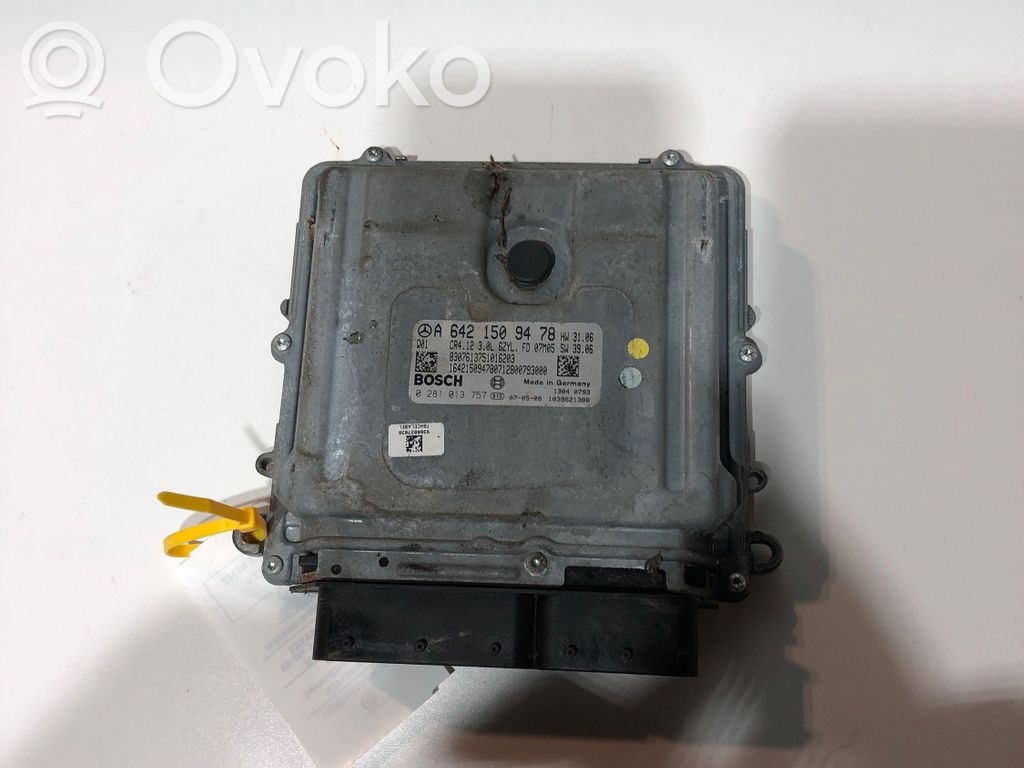 Mercedes-Benz ML W164 Engine control unit/module 