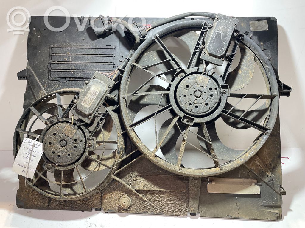 Volkswagen Touareg I Ventilatoru komplekts 