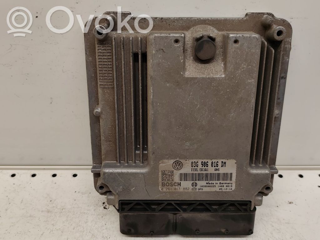 Engine control unit/module   03G906016DM,0281011882,1039S06225