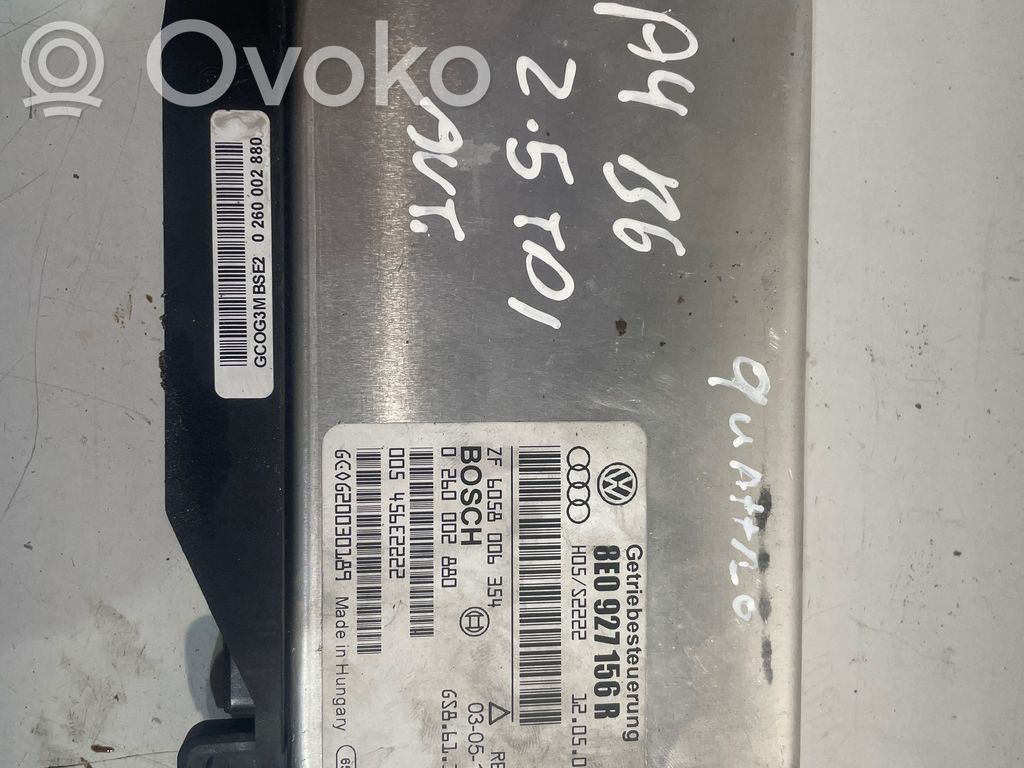 Audi A4 S4 B6 8E 8H Sterownik / Moduł skrzyni biegów 