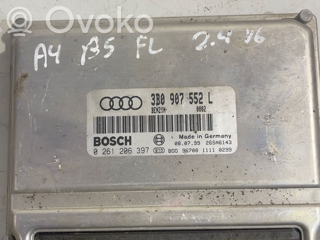 Engine control unit/module   3B0907552L,26SA6143,0261206397