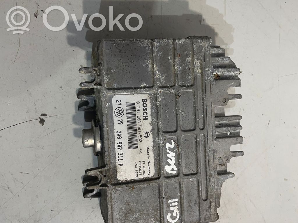 Engine control unit/module   0261203591,3A0907311A