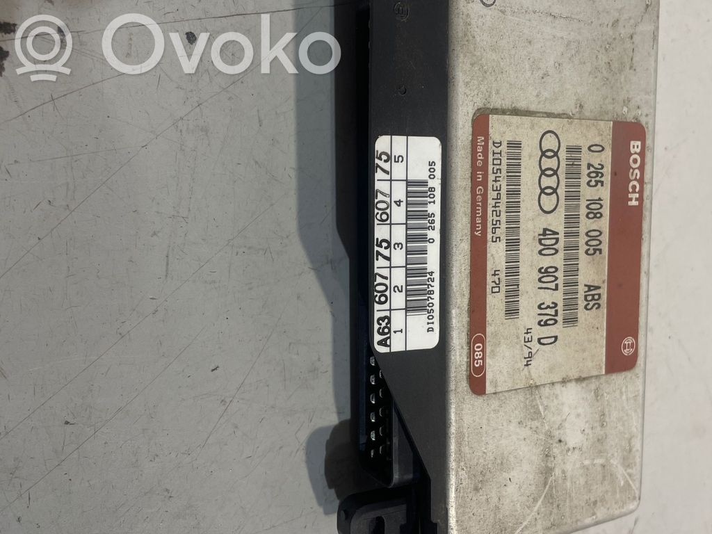 ABS control unit/module   0265108005,4D0907379D,DI054394256