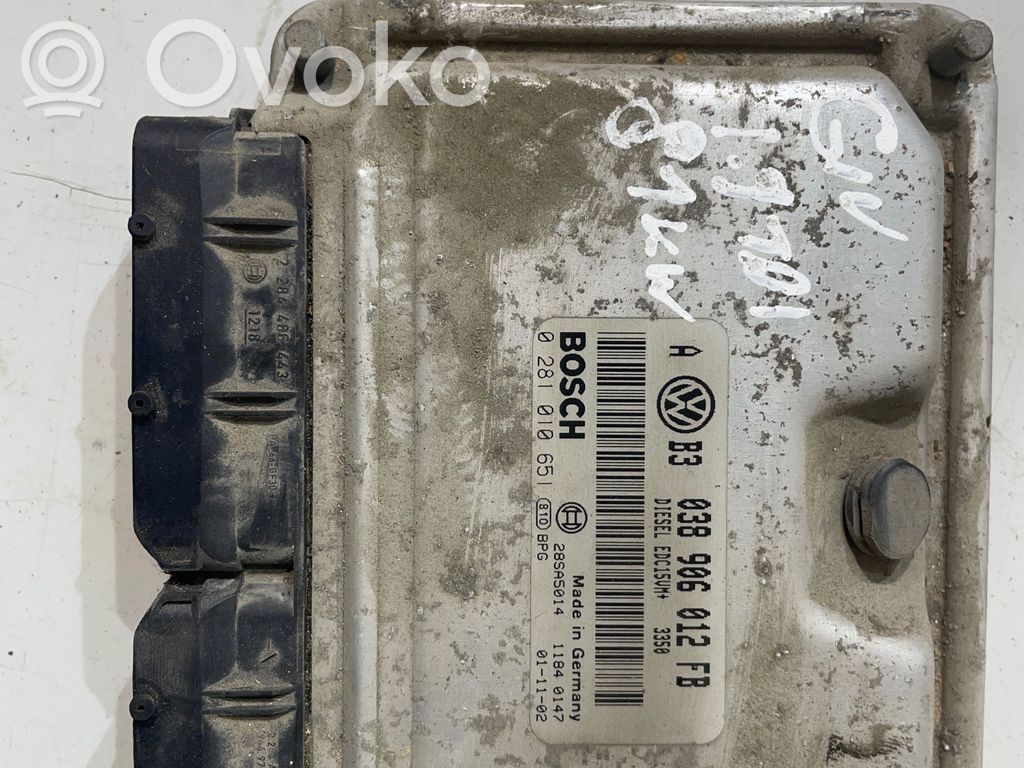 Volkswagen Golf IV Engine control unit/module 