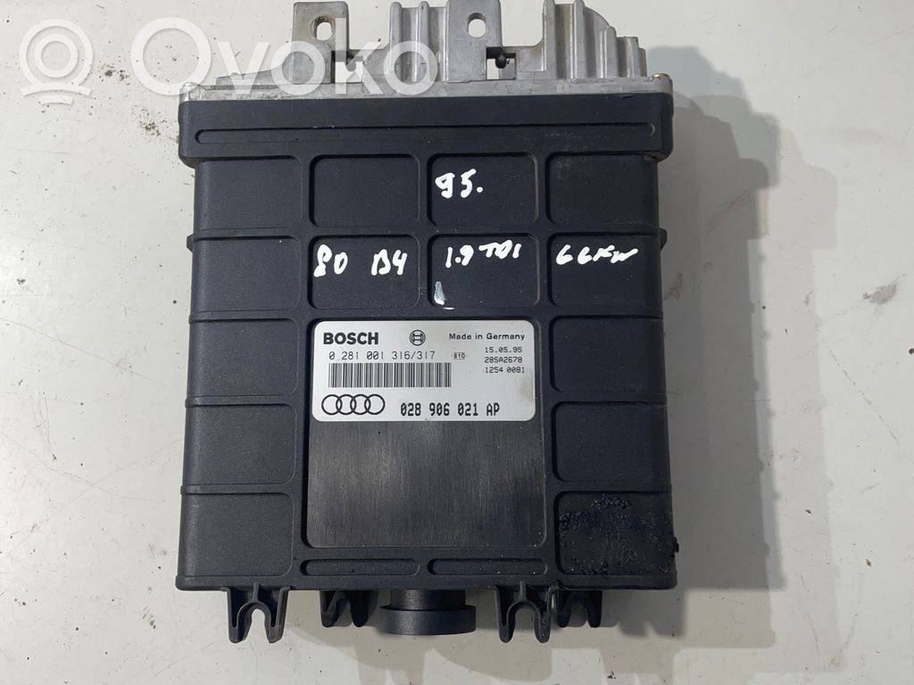 Audi 80 90 S2 B4 Engine control unit/module 
