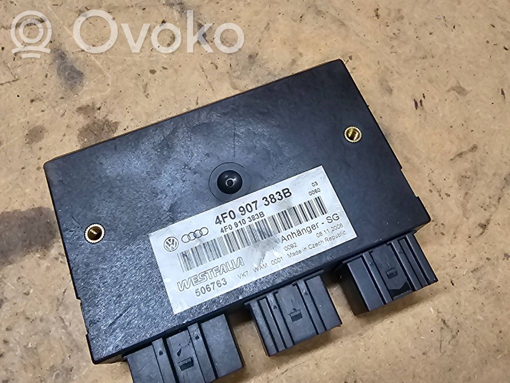 Audi A6 S6 C6 4F Tow bar trailer control unit/module 