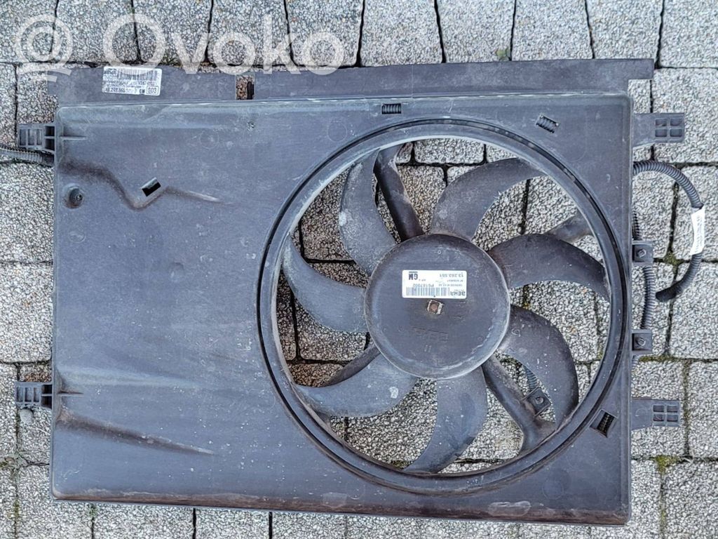 Opel Corsa D Osłona wentylatora chłodnicy 