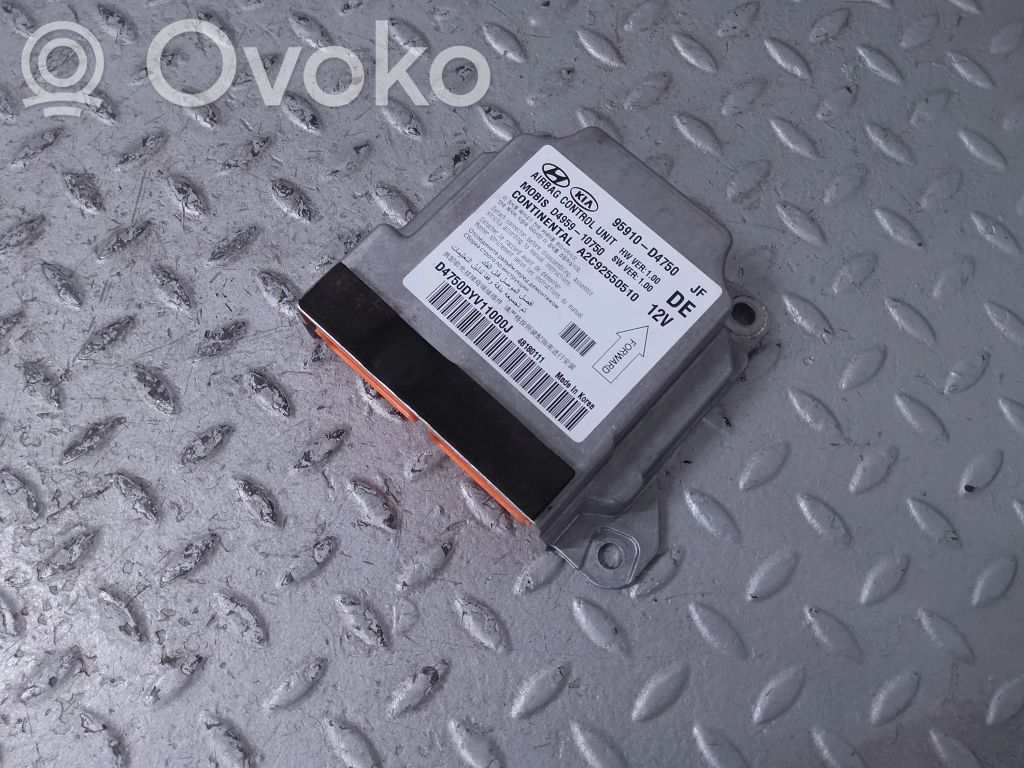 KIA Optima Airbag control unit/module 