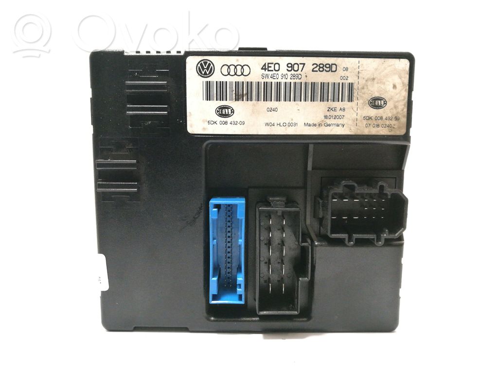 Komforto modulis   4E0907289D,4E0910289D