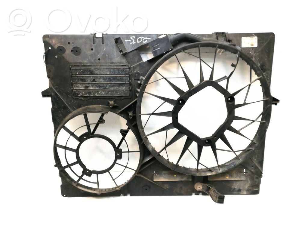 Audi Q7 4L Radiator cooling fan shroud 