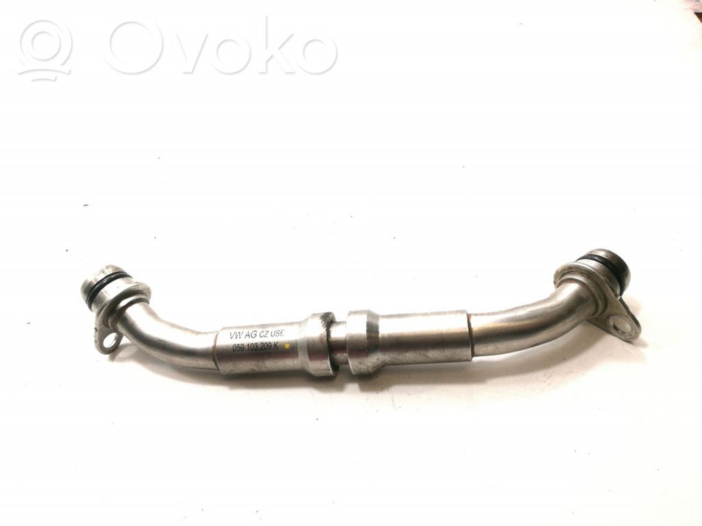 Audi Q7 4M Turbo turbocharger oiling pipe/hose 