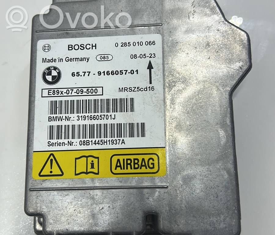 Airbag control unit/module   0285010066,9166057,08B1445H1937A