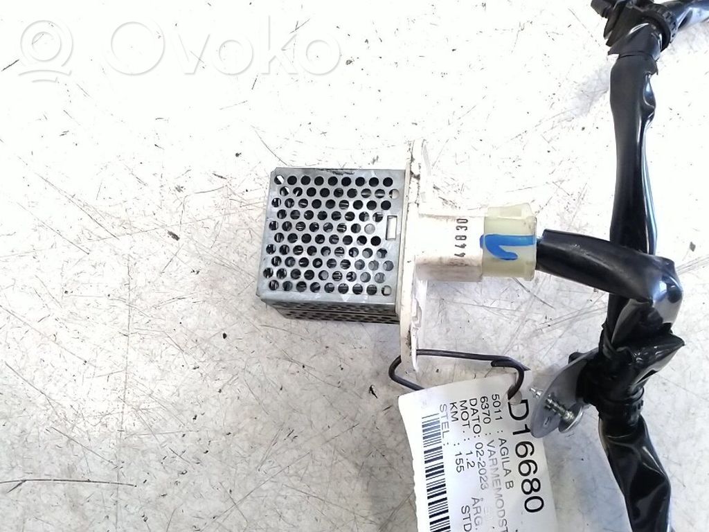 Motor aerotermă/rezistor ventilator