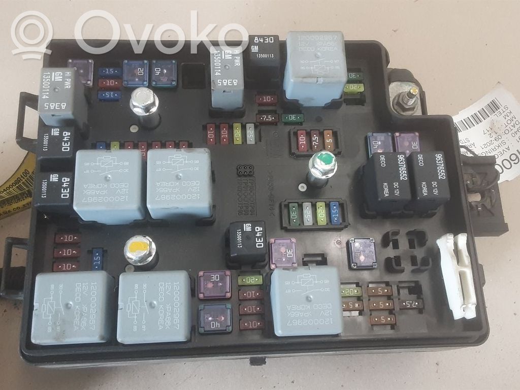 Chevrolet Aveo Fuse module 