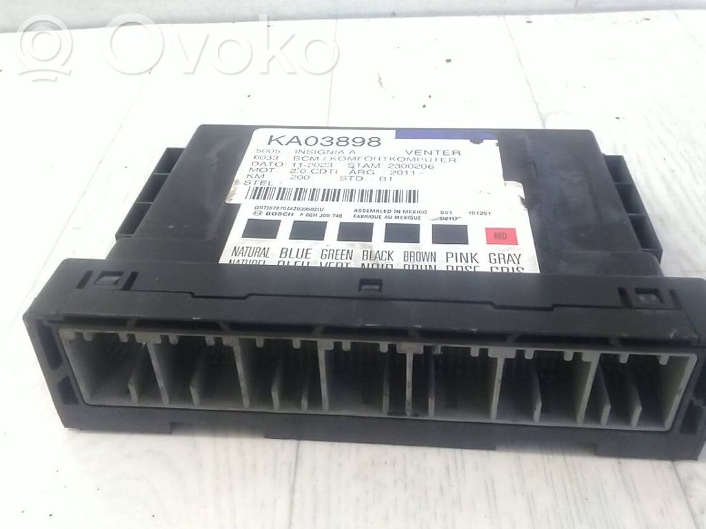 Vauxhall Insignia A Modul confort 