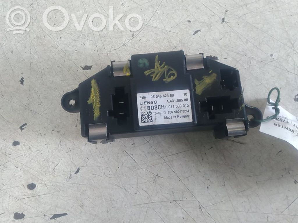 Citroen C4 Grand Picasso Résistance moteur de ventilateur de chauffage