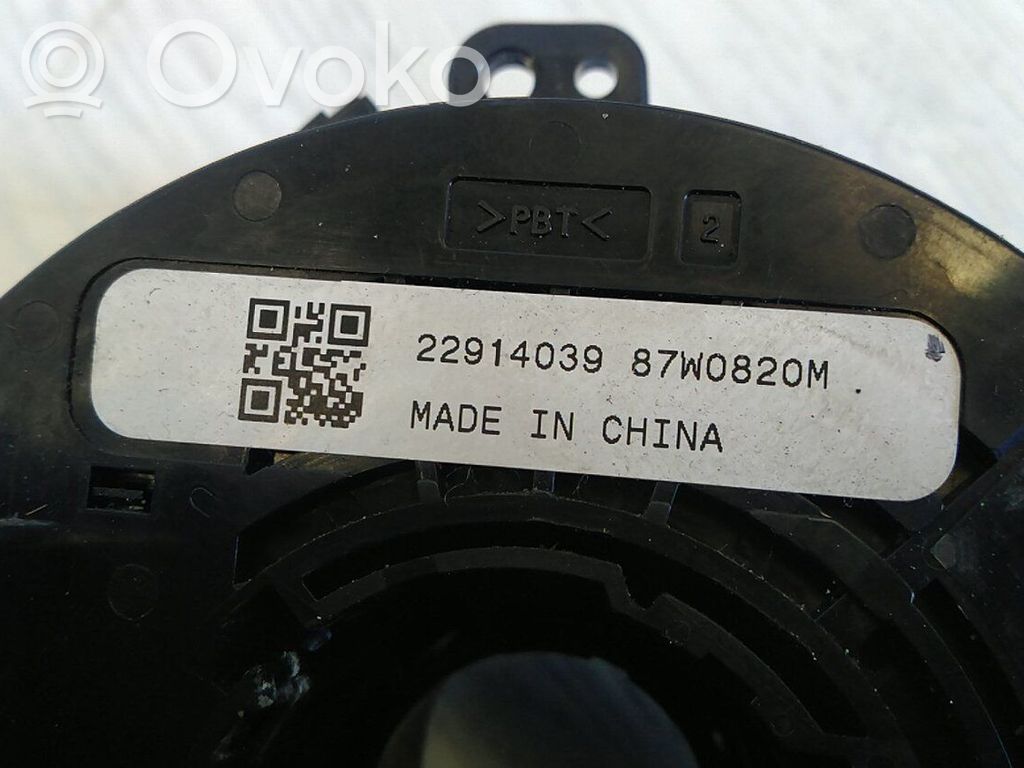 Opel Astra J Innesco anello di contatto dell’airbag (anello SRS) 