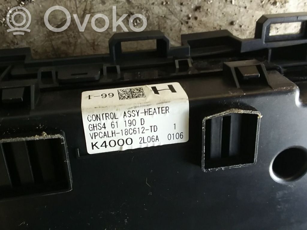 Climate control unit   GHP961190D