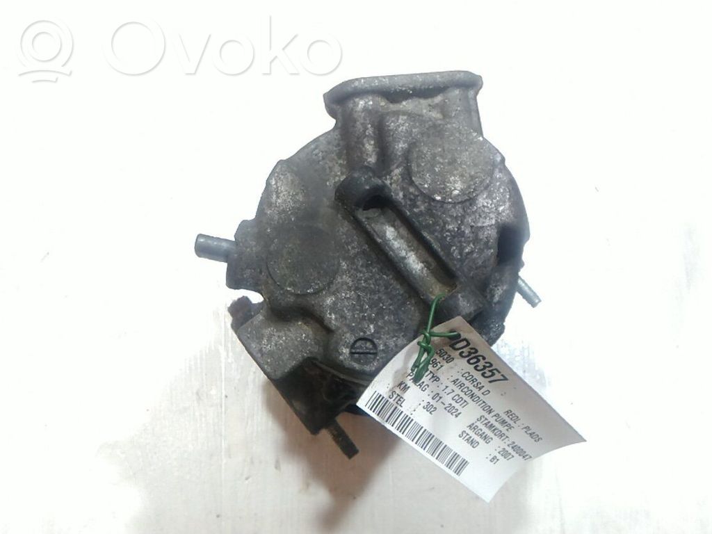 Ilmastointilaitteen kompressorin pumppu (A/C)   93190815