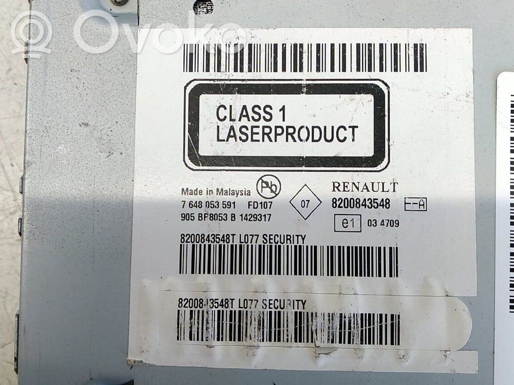 Unidad de control/módulo del navegador GPS   8200843548